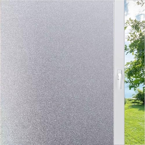 Sichtschutzfolie Fenster 120 x 100 cm Wärmeisolierung Reflektierende Anti UV Privatsphäre Sonnenschutzfolie Milchglasfolie Sichtschutz für Büro Und Haus, Rein matt Sichtschutzfolie Fenster 120 x 100 cm Wärmeisolierung Reflektierende Anti UV Privatsphäre Sonnenschutzfolie Milchglasfolie Sichtschutz für Büro Und Haus, Rein matt von YUANWAN