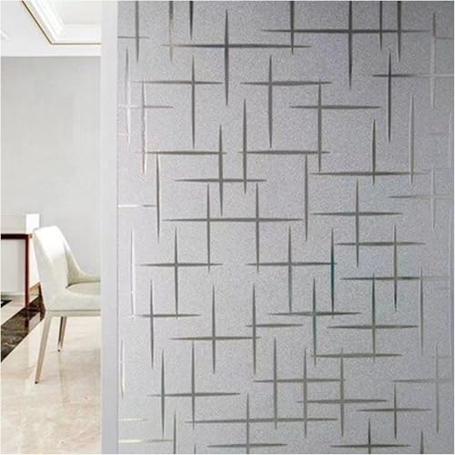 Sichtschutzfolie Fenster 70 x 200 cm Anti-Uv Wärmeisolierung Anti-Uv Sichtschutz Statische Sichtschutzfolie Bad Folie Fenster Hitzeschutz für Büro Und Haus, Stern von YUANWAN