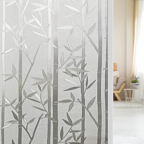 Sonnenschutzfolie Fenster 100 x 100 cm Sichtschutz Wärmeisolierung Blickdicht Fensterfolie Blickdicht Sichtschutzfolie Milchglasfolie für Büro Und Haus, Bambus Sonnenschutzfolie Fenster 100 x 100 cm Sichtschutz Wärmeisolierung Blickdicht Fensterfolie Blickdicht Sichtschutzfolie Milchglasfolie für Büro Und Haus, Bambus von YUANWAN