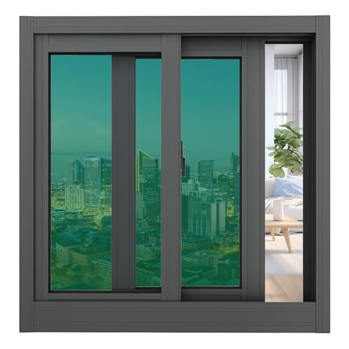 Wärmeschutzfolie Fenster 80 x 100 cm mit Uv-Schutz Und Hitzeschutz Statische Sichtschutzfolie Bad Abdunkeln Sichtschutzfolie für Haus Geschäfte Büro, Grün Wärmeschutzfolie Fenster 80 x 100 cm mit Uv-Schutz Und Hitzeschutz Statische Sichtschutzfolie Bad Abdunkeln Sichtschutzfolie für Haus Geschäfte Büro, Grün von YUANWAN