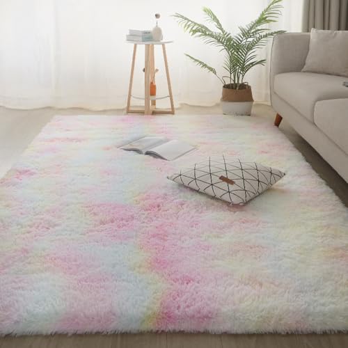 YUANWAN Hochflor Teppich Wohnzimmer 180 x 130 cm Weich, Einfarbig, Pflegeleicht Wohnzimmer Schlafzimmer Teppich Flauschig für Schlafzimmer, Mehrfarbig YUANWAN Hochflor Teppich Wohnzimmer 180 x 130 cm Weich, Einfarbig, Pflegeleicht Wohnzimmer Schlafzimmer Teppich Flauschig für Schlafzimmer, Mehrfarbig von YUANWAN