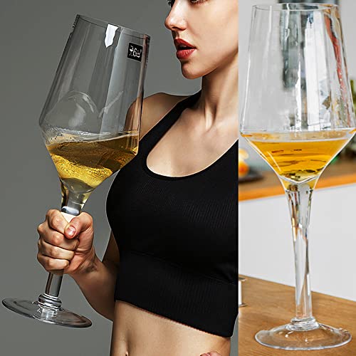 YUANXIN Riesiges Weinglas riesiges Stielglas persönliches übergroßes Weinglas extra großes Champagnerglas Bierkrug Rotweingläser von YUANXIN