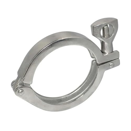1/2'' 1,5" 2" 3" 4" 6'' 8'' Tri Clamp + Silikondichtung Sanitär 304 Edelstahl Rohrverschraubung Homebrew (Size : 6Inch Ferrule 167) von YUANYAO
