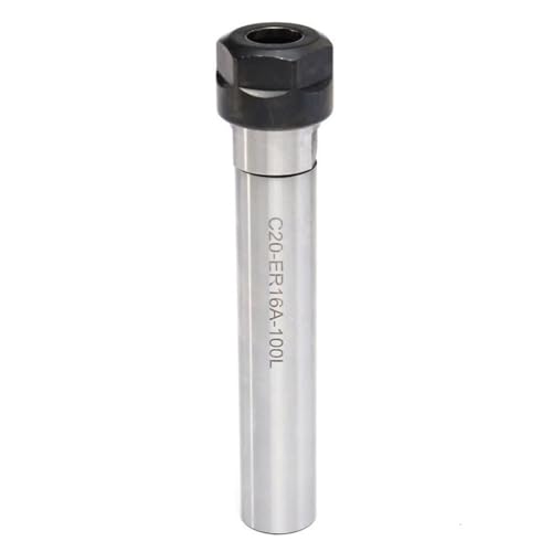 1 STÜCKE A/M-Adapter C20 ER11 C20 ER16 ER25 100L 150L 200L Spannzange CNC Zylinderschaft 20 mm Verlängerungsstange for CNC-Fräser(C20-ER16A-100L) von YUANYAO