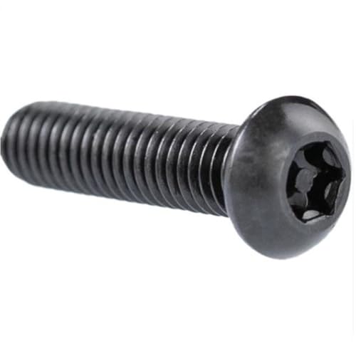 5-20 Stück Sicherheitsschraube M3 M4 M5 M6 M8 Edelstahl Schwarz Sechslappen Torxkopf mit Stift Manipulationssichere Diebstahlsicherungsschraube(X6mm,M5 10pcs) von YUANYAO