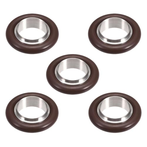 KF10 KF16 KF25 KF40 Vakuum-Edelstahl-Zentrierring und Viton-O-Ring (Size : KF10) von YUANYAO