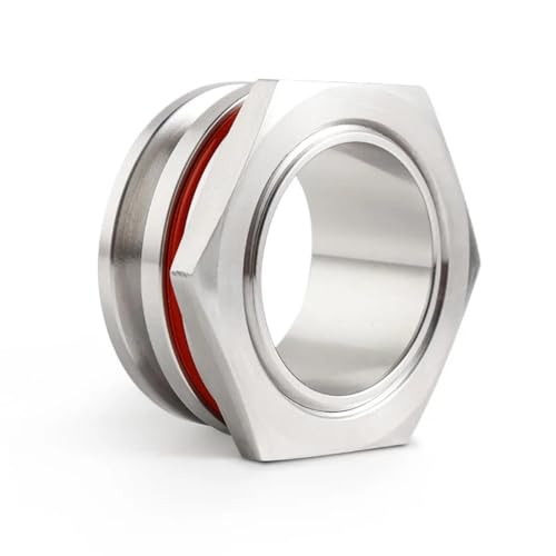 Schott-Kompressionsverschraubung 1,5'' 2'' Tri-Clamp Schweißfreie Bulkehad-Verschraubung ( Color : 1.5inch Ferrule 50.5 ) von YUANYAO