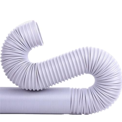 Universelles Weißes PP-Verlängerungsrohr, Teleskopartiger Flexibler Abluftschlauch For Klimaanlagen, Innendurchmesser 25–100mm* 4000mm(1 Meter,Inner Diameter 40mm) von YUANYAO