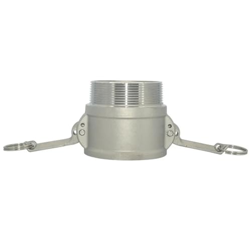 YUANYAO 1/2" 3/4" 1“ 304 Edelstahl Gartensprinkler Camlock Fitting Adapter Widerhaken Camlock Schnellkupplung for Schlauchpumpenarmaturen(Size:1/2") von YUANYAO