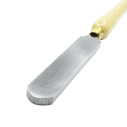 YUANYAO 16/20/25/38 MM Breiter Rundnasenschaber Innenbogen Rundschaber Drechseleisen Werkzeug Holzdrehwerkzeug(38mm) von YUANYAO