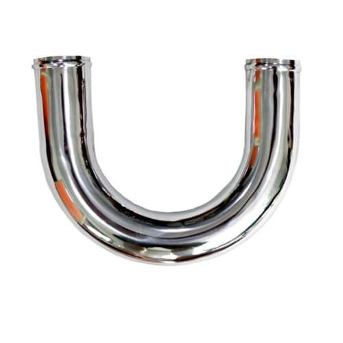 YUANYAO Einlass aus Aluminiumlegierung, gerade/L, 45 °, 90 °, U-Typ, Aluminiumrohr, Einlassrohr mit Turbolader und Ladeluftkühlung(135degree 51mm) von YUANYAO