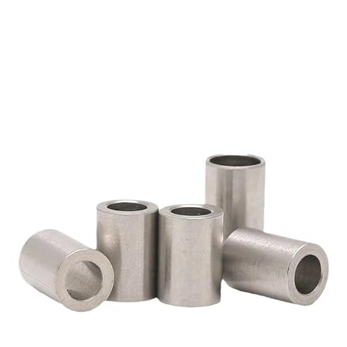 YUANYAO M7 M9 M10 M12 304 Edelstahl Buchse Washer Runde Hohl Ungewinde Standoff Spacer Dichtung Hülse(10x12x10mm (5pcs)) von YUANYAO