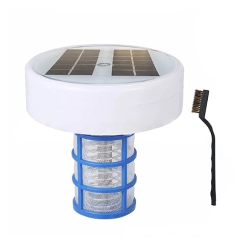 YUANYIYS Solar-Pool-Ionisator-Schwimmer mit automatischem Farbwechsel-LED-Licht, Kupfer-Poolreiniger für oberirdische und unterirdische Pools bis zu 1000 Liter YUANYIYS Solar-Pool-Ionisator-Schwimmer mit automatischem Farbwechsel-LED-Licht, Kupfer-Poolreiniger für oberirdische und unterirdische Pools bis zu 1000 Liter von YUANYIYS