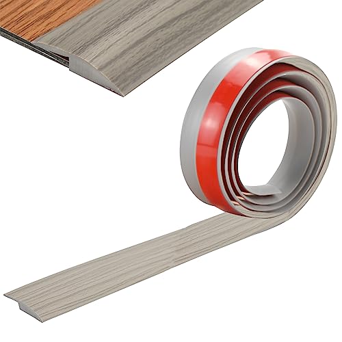 4M Übergangsprofil Selbstklebend, PVC Leiste Selbstklebend Abdeckleisten, Vinyl Übergangsschiene Abschlussprofil, Übergangsstreifen für Bodenleiste 4M Übergangsprofil Selbstklebend, PVC Leiste Selbstklebend Abdeckleisten, Vinyl Übergangsschiene Abschlussprofil, Übergangsstreifen für Bodenleiste von YUANYUU