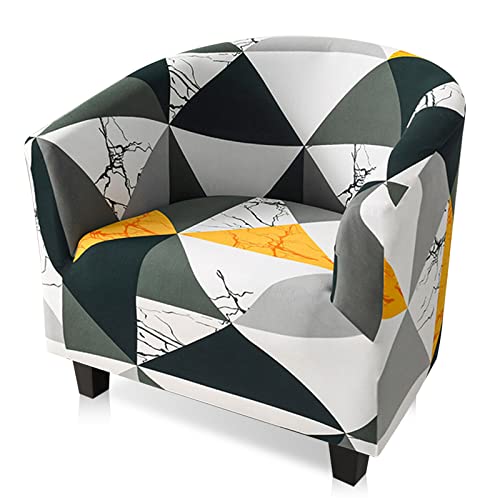 YUANZ Abdeckung für Clubsessel, hochelastischer Wannensessel-Bezug, Universal-Spandex-Muster, Sessel, Sofabezug, Couch-Schonbezug für Wohnzimmer, Club-Bartheke (C) von YUANZ