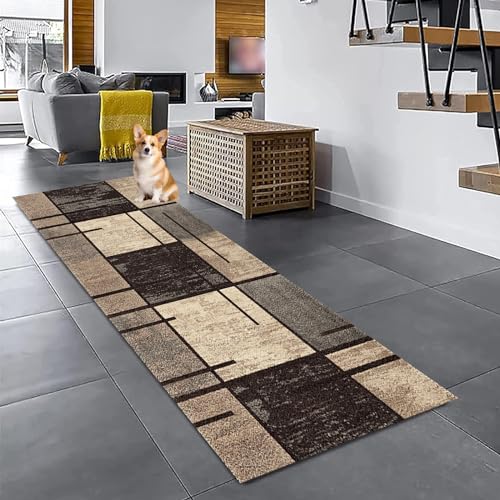 YUANZHI Läufer Flur rutschfest Teppich Küche 80 x 210 cm rutschfest & leicht abwaschbar Teppich Läufer, Küchenmatte, Anpassbar, für Wohnzimmer, Büro, Schlafzimmer, J von YUANZHI