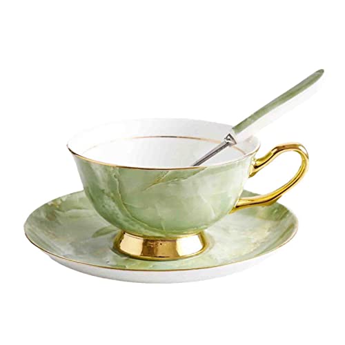 Europe Noble Bone China Kaffeetasse Untertasse Löffel Set 200ml Luxus Keramik Tasse Top-Grade Porzellan Teetasse Cafe Party Trinkgeschirr Europe Noble Bone China Kaffeetasse Untertasse Löffel Set 200ml Luxus Keramik Tasse Top-Grade Porzellan Teetasse Cafe Party Trinkgeschirr von YUANstore