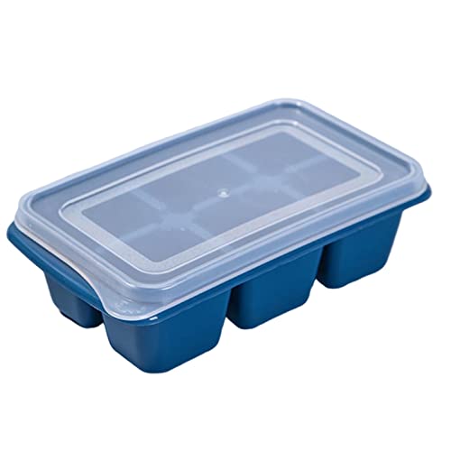 Kitchen Mini Ice Tray Ice Mold Hausgemachte Silikon Soft Bottom Ice Box Kühlschrank Frozen Ice Cube Box mit Deckel Ice Cube Maker von YUANstore