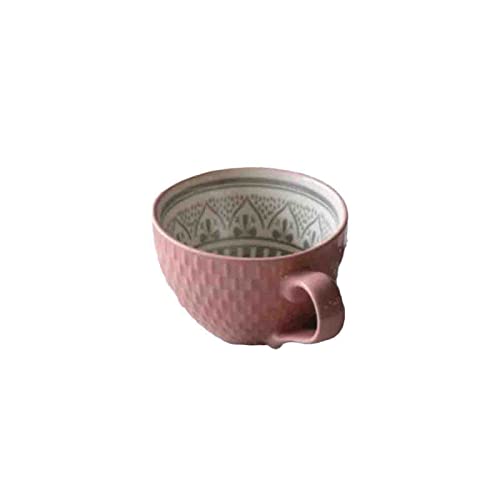 Retro Defekt Kreative nordische geprägte Persönlichkeit Keramik Tasse Dessert Müsli Frühstück Milch Kaffeetasse Kawaii Tasse von YUANstore