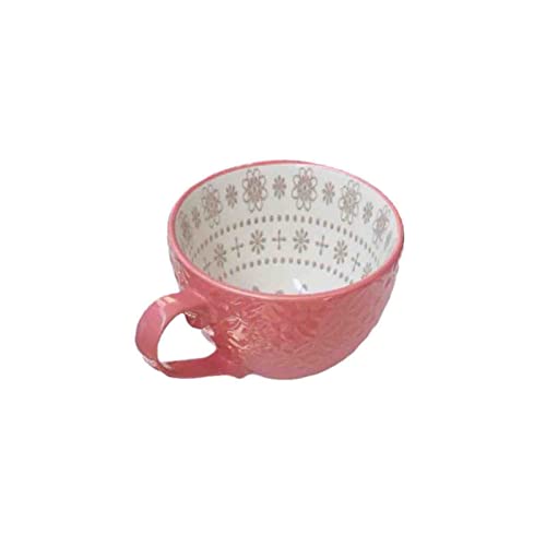 Retro Defekt Kreative nordische geprägte Persönlichkeit Keramik Tasse Dessert Müsli Frühstück Milch Kaffeetasse Kawaii Tasse von YUANstore