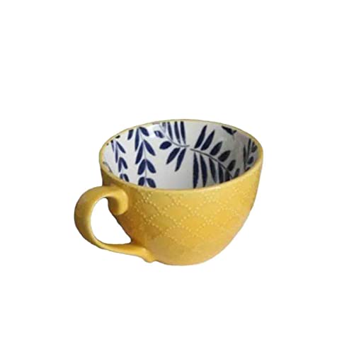 Retro Defekt Kreative nordische geprägte Persönlichkeit Keramik Tasse Dessert Müsli Frühstück Milch Kaffeetasse Kawaii Tasse von YUANstore