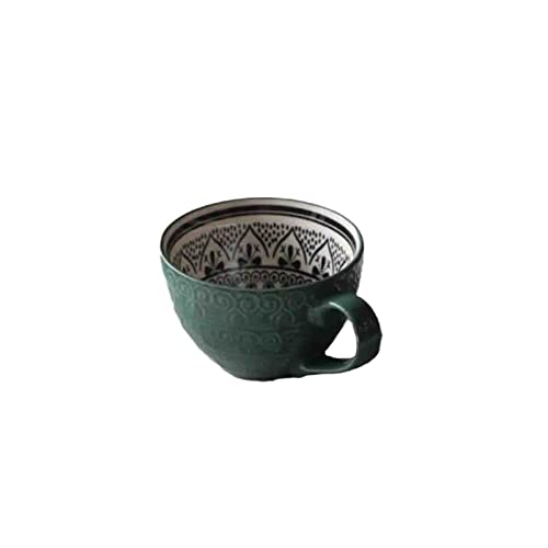Retro Defekt Kreative nordische geprägte Persönlichkeit Keramik Tasse Dessert Müsli Frühstück Milch Kaffeetasse Kawaii Tasse von YUANstore