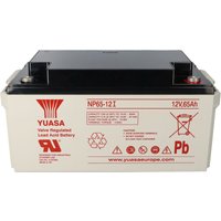 Yuasa - Blei-Akku NP65-12I Pb 12V / 65Ah VdS, M6 Innengewinde von YUASA