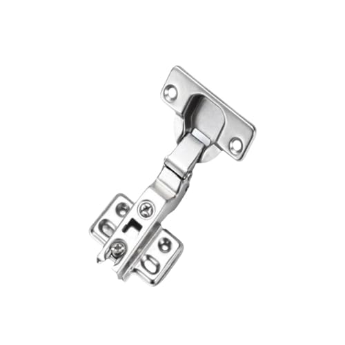 1 Stück Premium-Scharnier mit negativem 45-Grad-Öffnungswinkel for Küchenschränke – Soft-Close-Verdecktes Scharnier mit Befestigungsschrauben von YUBAOLI
