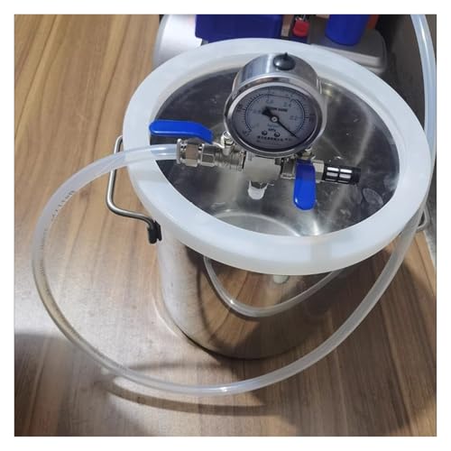 1-teiliges Epoxidharz-Vakuumkammer-Kit – langlebiger Exsikkator aus Edelstahl zur Stabilisierung von Kaktussaft und Harzextraktion(12L) von YUBAOLI