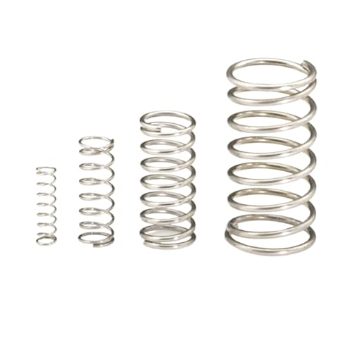 10 Stück Druckfedern aus Edelstahl 304 – 0,3 mm Drahtdurchmesser, 2 mm – 6 mm Außendurchmesser, 5 mm – 50 mm Länge(0.3mm-4 mm-5 mm) von YUBAOLI