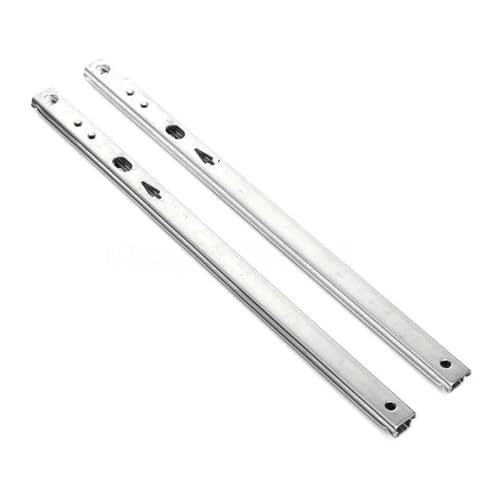 17 mm Hochleistungs-Schubladenschienen mit Vollauszug und Kugellager – erosionsbeständige Stahlschienen for Schränke und Möbel (1 Paar)(182mm) von YUBAOLI