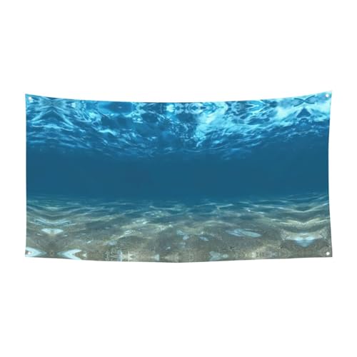 Blaues Ozean, gewellt, Meereslandschaft, Druck, Weihnachten, Halloween, Party-Banner, langlebige hängende Dekoration, geeignet für Zuhause, Garten, Bar, Dekorationen Blaues Ozean, gewellt, Meereslandschaft, Druck, Weihnachten, Halloween, Party-Banner, langlebige hängende Dekoration, geeignet für Zuhause, Garten, Bar, Dekorationen von YUBVCF