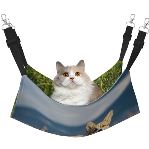 YUBVCF Weiches Corgi-Haustierbett für Frettchen, Kätzchen, Welpen, kleine Hunde, verstellbarer Gurt von YUBVCF