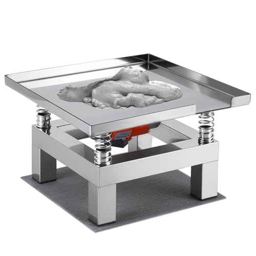 YUCHENGTECH 35cm x 35cm Beton-Rütteltisch 3000-3600 Zeiten/Min Betonvibrationstisch 10KG Tragfähigkeit Rütteltisch aus Edelstahl für Beton Verdichtung Luftblasen Beseitigung Material Füllung YUCHENGTECH 35cm x 35cm Beton-Rütteltisch 3000-3600 Zeiten/Min Betonvibrationstisch 10KG Tragfähigkeit Rütteltisch aus Edelstahl für Beton Verdichtung Luftblasen Beseitigung Material Füllung von YUCHENGTECH