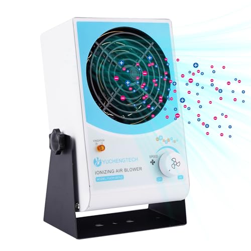 YUCHENGTECH ESD Antistatisches Luftgebläse Ionisierendes Luftgebläse Statischer Eliminator Eingebaute Ionennadel ±10V Lonengleichgewicht 45-110CFM Luftvolumen Einstellbar Tisch/Hänge Dual-Use YUCHENGTECH ESD Antistatisches Luftgebläse Ionisierendes Luftgebläse Statischer Eliminator Eingebaute Ionennadel ±10V Lonengleichgewicht 45-110CFM Luftvolumen Einstellbar Tisch/Hänge Dual-Use von YUCHENGTECH