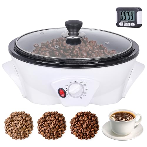 YUCHENGTECH Kaffeeröster Maschine 500g Kaffeeröstmaschine Elektrischer Kaffeeröster 0-240℃ Temperatureinstellung für Zuhause mit Timer 1200W YUCHENGTECH Kaffeeröster Maschine 500g Kaffeeröstmaschine Elektrischer Kaffeeröster 0-240℃ Temperatureinstellung für Zuhause mit Timer 1200W von YUCHENGTECH
