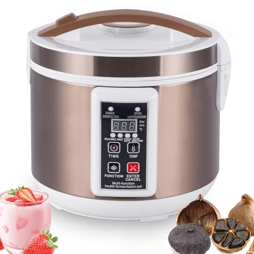 YUCHENGTECH Schwarzer Knoblauch Fermenter Automatische Schwarzer Knoblauch Maker Intelligenter Knoblauch Fermenter Knoblauchkocher mit Zeit- und Temperaturkontrolle/Unabhängige Trocknungssteuerun YUCHENGTECH Schwarzer Knoblauch Fermenter Automatische Schwarzer Knoblauch Maker Intelligenter Knoblauch Fermenter Knoblauchkocher mit Zeit- und Temperaturkontrolle/Unabhängige Trocknungssteuerun von YUCHENGTECH