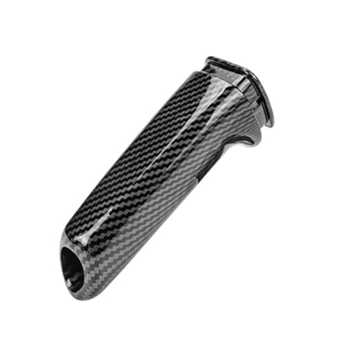 Handbremsengriffe Auto-Handbremsgriff-Abdeckung, passend for BMW E46 E90 E92 E60 E39 F30 F34 F10 F20, Alcantara/Carbonfaser-Spleiß-Stil, Innenausstattung Handbremse Abdeckung(Carbon pattern) von YUCHUANGYE