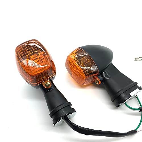 YUCHUANGYE Blinker Motorrad Blinker vorne Blinker passend for Kawasaki ZX600 passend for Ninja ZX-6R ZX6R ZX-9R ZXR400 KLE 250/400/500 ZX900 ZX-7 ZX7R ZX12R Motorrad Blinker(Yellow) von YUCHUANGYE
