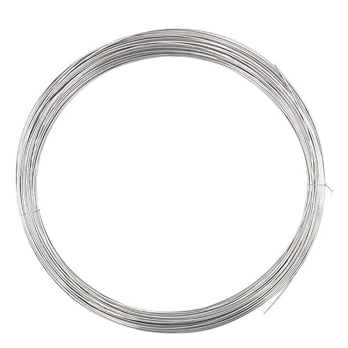 YUCHUANGYE Drahtseil Einzelner Strang 304 Edelstahl Drahtseil for Binden Fester Objekte Kabelschnur Durchmesser 0,1 bis 1,5 mm Länge 100 Meter Stahlseil(100m Soft,Diameter 1mm) von YUCHUANGYE