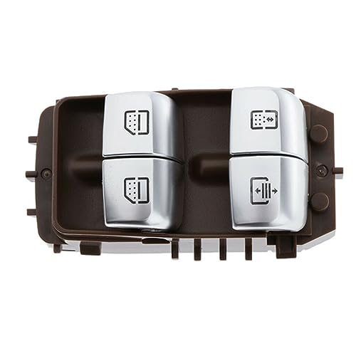 Fensterheberschalter 2229051505 für Benz W222 W213 S550 S600 S63 S350 S400 E200 E220 E43 für AMG Power Master Fenstersteuerschalter 2229050309 Autofensterschalter (Farbe: Braun-1) von YUCHUJCGSS