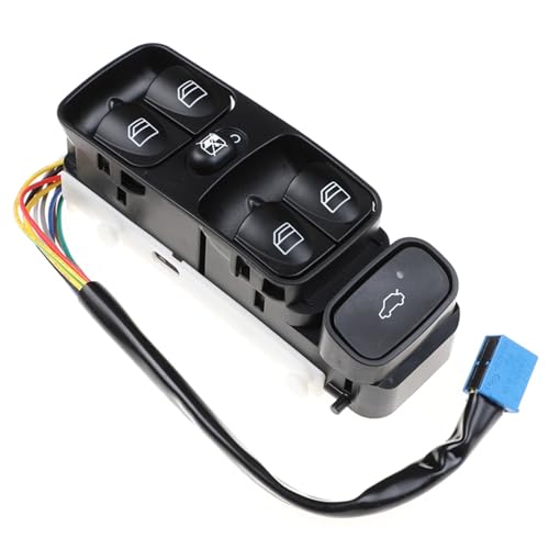 Fenstersteuerung Schalter 2038210679 2038200110 2098203410 Für Benz C-Klasse W203 C180 C200 C220 C230 C240 ​​C270 C280 C320 Power Control Fenster Schalter Fensterheber (Color : Short line) von YUCHUJCGSS