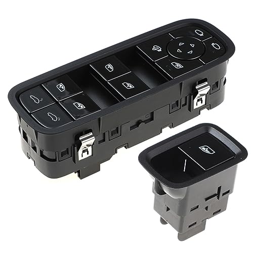 Fenstersteuerung Schalter 971959858E 971959855C Für Panamera Für Cayenne 971959858G Fensterheber Schalter Glas Heber Taste Auto Fensterheber (Color : A Set) von YUCHUJCGSS