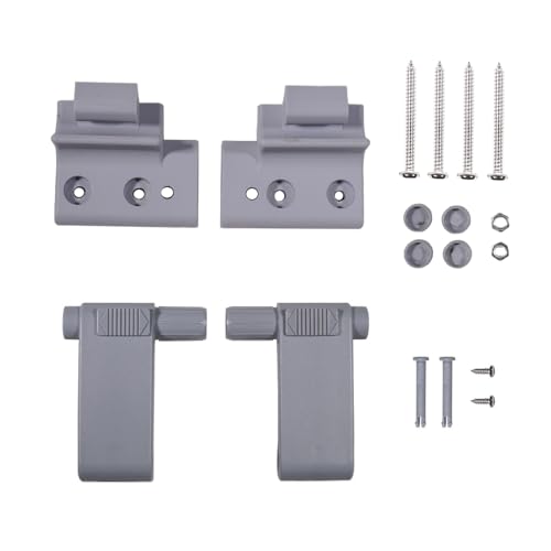 YUCKMZ Dachfenster Griffhebel Griffkonsole Set AF/BA 4stk Ersatzteil Kompatibel mit Braas Atelier-Fenster Grau von YUCKMZ