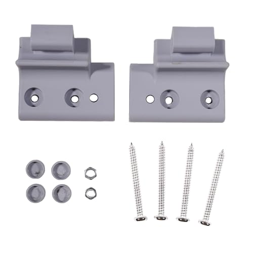 YUCKMZ Dachfenster Griffkonsole Set AF/BA 2skt Ersatzteil Kompatibel mit Braas Atelier-Fenster Grau von YUCKMZ