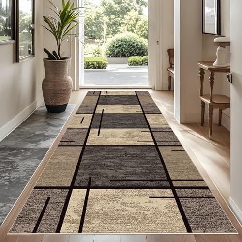 Rutschfeste Maschinenwaschbare Fußmatte 110 x 400 cm flurteppich läufer lang Flurteppich Wohnzimmer Teppich Küchenteppich Läufer für Eingang Küche Schlafzimmer Wohnzimmer, Schmutzfangmatte Innen Rutschfeste Maschinenwaschbare Fußmatte 110 x 400 cm flurteppich läufer lang Flurteppich Wohnzimmer Teppich Küchenteppich Läufer für Eingang Küche Schlafzimmer Wohnzimmer, Schmutzfangmatte Innen von YUEAENK