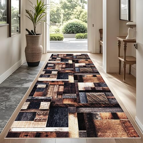 Rutschfeste Maschinenwaschbare Fußmatte 60 x 450 cm flurteppich läufer lang Flurteppich Wohnzimmer Teppich Küchenteppich Läufer für Eingang Küche Schlafzimmer Wohnzimmer, Schmutzfangmatte Innen Rutschfeste Maschinenwaschbare Fußmatte 60 x 450 cm flurteppich läufer lang Flurteppich Wohnzimmer Teppich Küchenteppich Läufer für Eingang Küche Schlafzimmer Wohnzimmer, Schmutzfangmatte Innen von YUEAENK