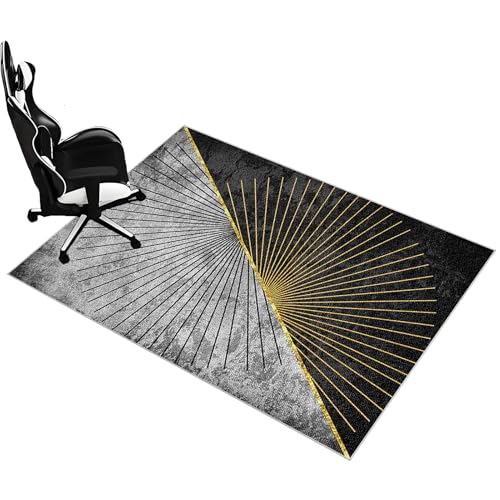 YUEAENK Unterlage Schreibtischstuhl Bürostuhl Matte Bodenschutzmatte Gaming Teppich 60 x 70 cm Bürostuhl Unterlage Teppich Gaming Bürostuhl Stuhlmatten Bürostuhl Matte Schreibtischstuhl Unterlage von YUEAENK