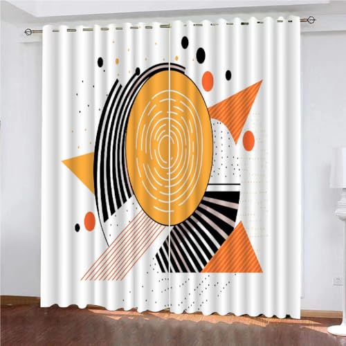 YUEAHOL Vorhang Blickdicht 3D 2Er Set Curtain Böhmische geometrische Abstrakte Kunst fürs Kinderzimmer 160 cm Lang 150 cm Breite Gardine Lichtundurchlässig Fenstervorhang Wohnzimmer Schlafzimmer YUEAHOL Vorhang Blickdicht 3D 2Er Set Curtain Böhmische geometrische Abstrakte Kunst fürs Kinderzimmer 160 cm Lang 150 cm Breite Gardine Lichtundurchlässig Fenstervorhang Wohnzimmer Schlafzimmer von YUEAHOL