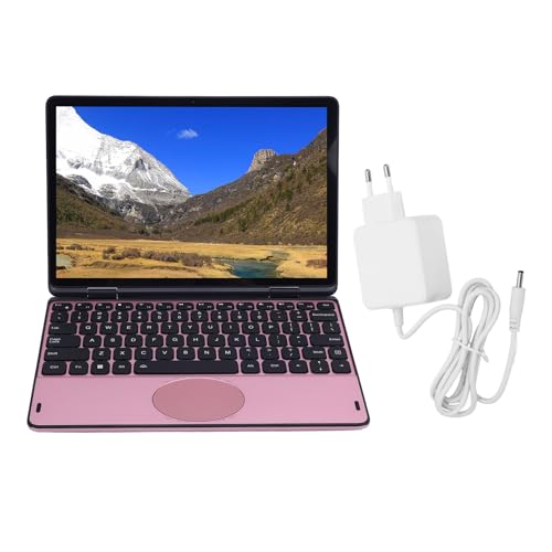 YUEHISY 11 -Zoll -Touchscreen -Laptop, 360 -Grad -Flip -Cabrio -Laptop -Computer, 16 GB DDR4 128G M.2 SSD, Doppelband -WiFi, Fingerabdruck -Entsperren, 3,40 GHz für die Arbeit (EU-Stecker) von YUEHISY